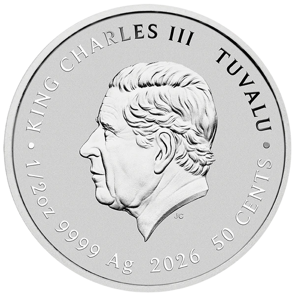 THE PERTH MINT - STRANGER THINGS | ELEVEN + VECNA 2026 1/2OZ SILVER COLOURED COIN