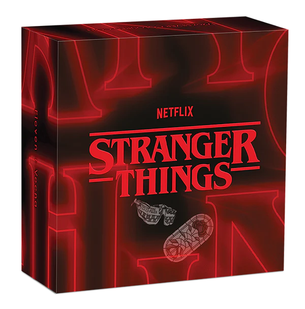 THE PERTH MINT - STRANGER THINGS | ELEVEN + VECNA 2026 1/2OZ SILVER COLOURED COIN