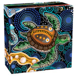 THE PERTH MINT - TURTLE YAUNATI 2026 2OZ SILVER ANTIQUED COLOURED COIN