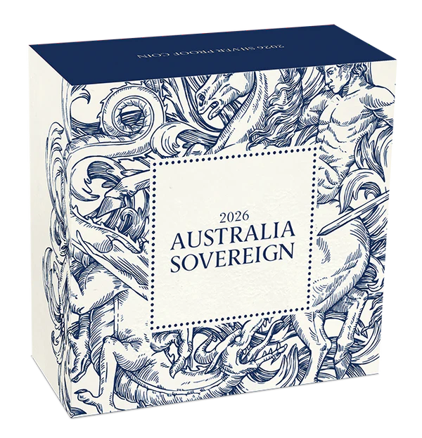 THE PERTH MINT - AUSTRALIA SOVEREIGN 2026 SILVER PROOF COIN