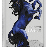 THE PERTH MINT - LUNAR HORSE 2026 1OZ SILVER COLOURED MINTED RECTANGULAR COIN IN CARD 