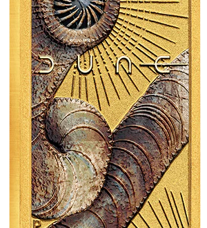 THE PERTH MINT  - DUNE 2026 1G GOLD COLOURED MINTED BAR
