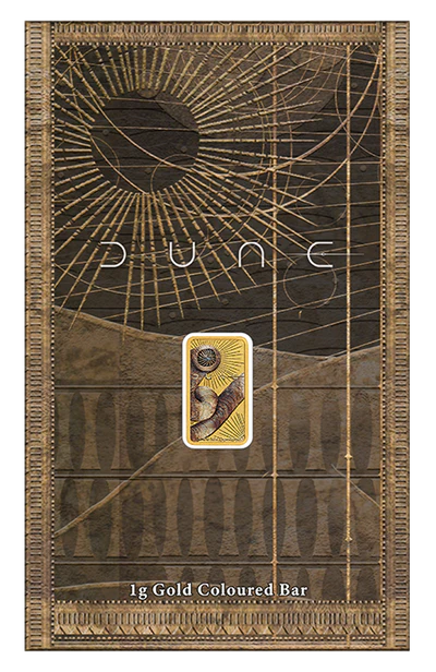 THE PERTH MINT  - DUNE 2026 1G GOLD COLOURED MINTED BAR