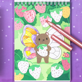 TIGER TRIBE - SHIMMER COLOURING SET | LITTLE FAIRY LAND