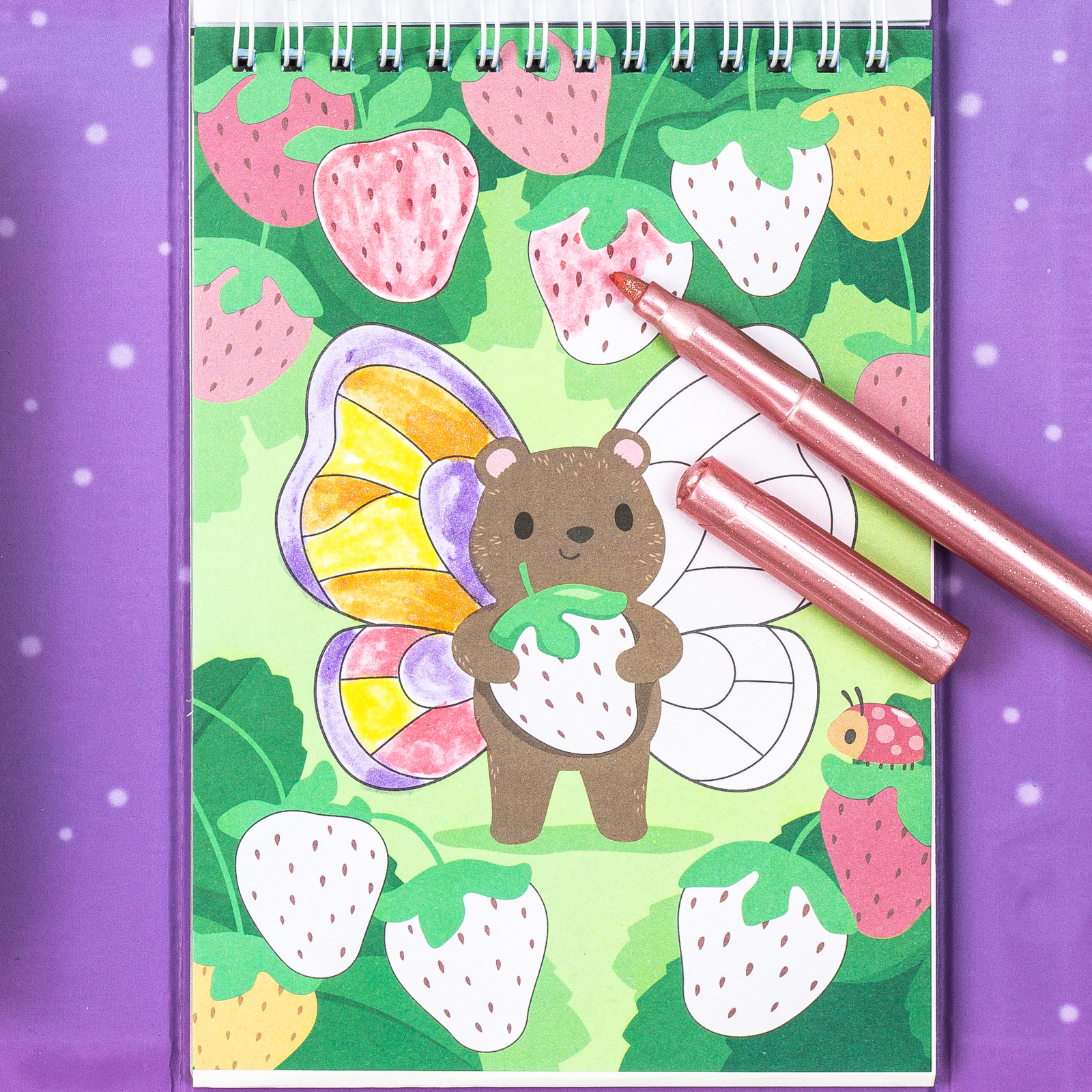 TIGER TRIBE - SHIMMER COLOURING SET | LITTLE FAIRY LAND