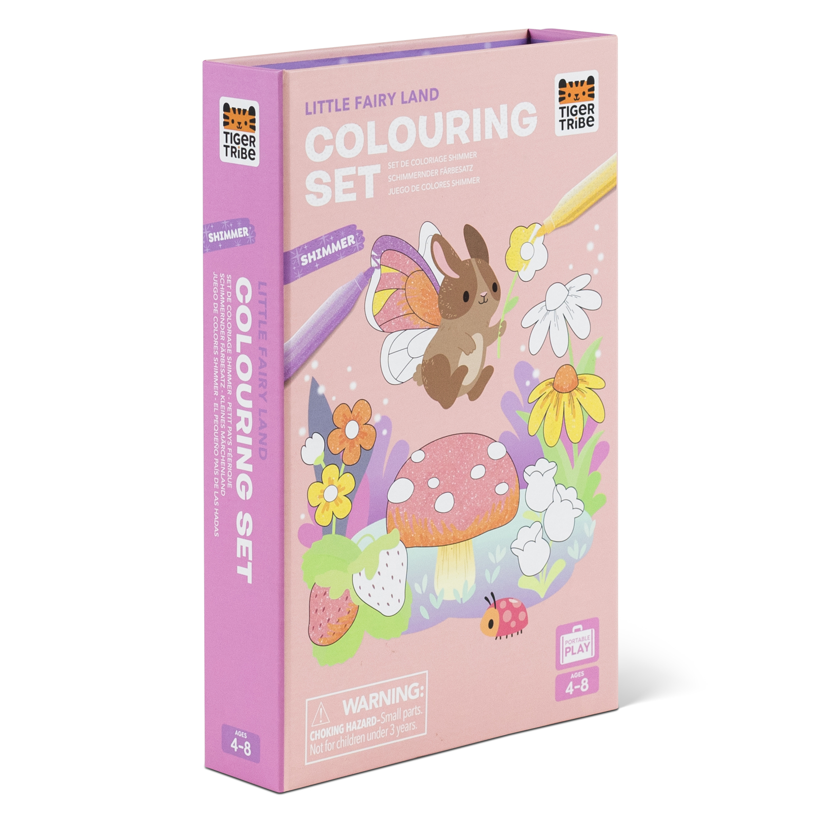 TIGER TRIBE - SHIMMER COLOURING SET | LITTLE FAIRY LAND