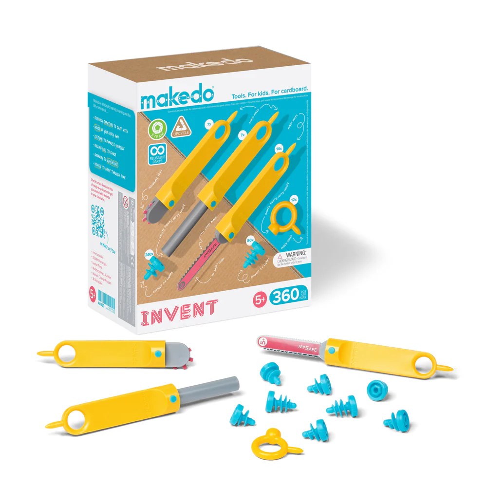 MAKEDO - UPCYCLED CARDBOARD CONSTRUCTION TOOLKIT | INVENT