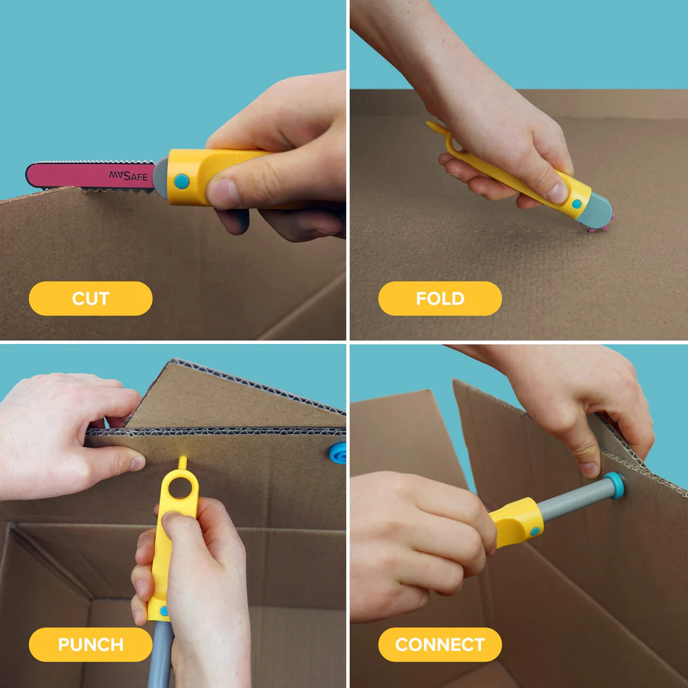 MAKEDO - UPCYCLED CARDBOARD CONSTRUCTION TOOLKIT | INVENT