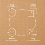 MAKEDO - CARDBOARD CONSTRUCTION KIT | CREATE