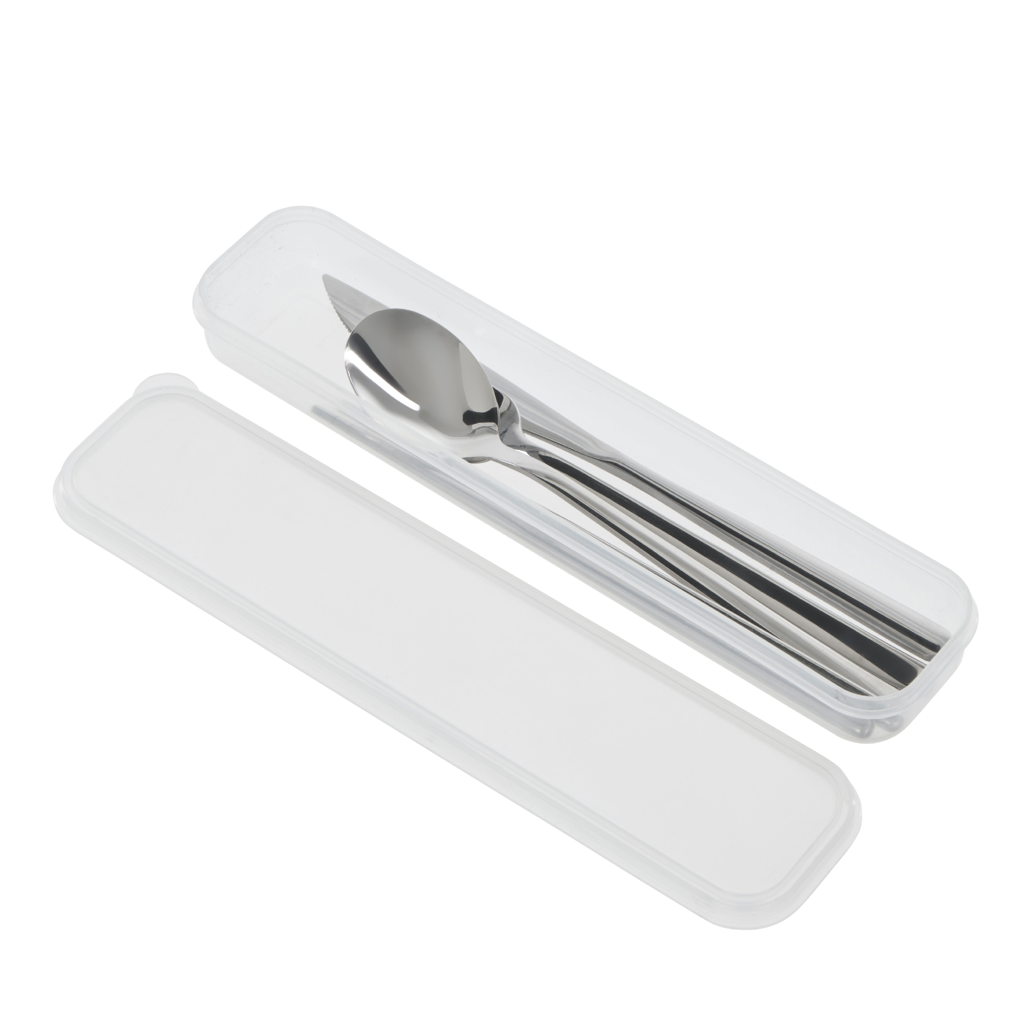 DAIVS & WADDELL -  SALTARA STAINLESS STEEL 4 PIECE PICNIC CUTLERY SET