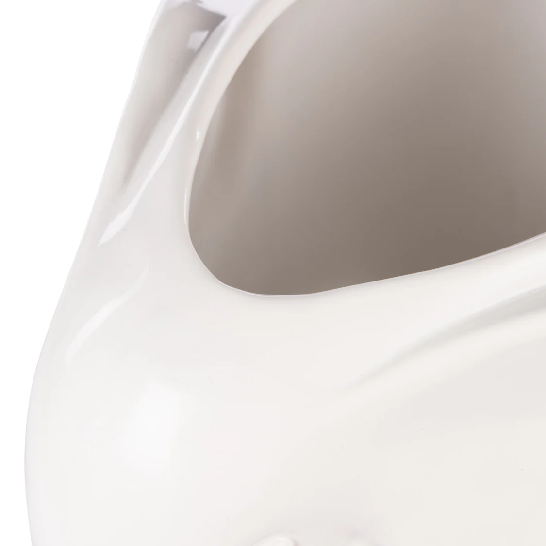 EMPORIUM - BRYNLEE ELEPHANT VASE | WIDE WHITE