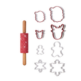 DAVIS & WADDELL - COOKIE CUTTER SET OF 8 | ROLLING PIN