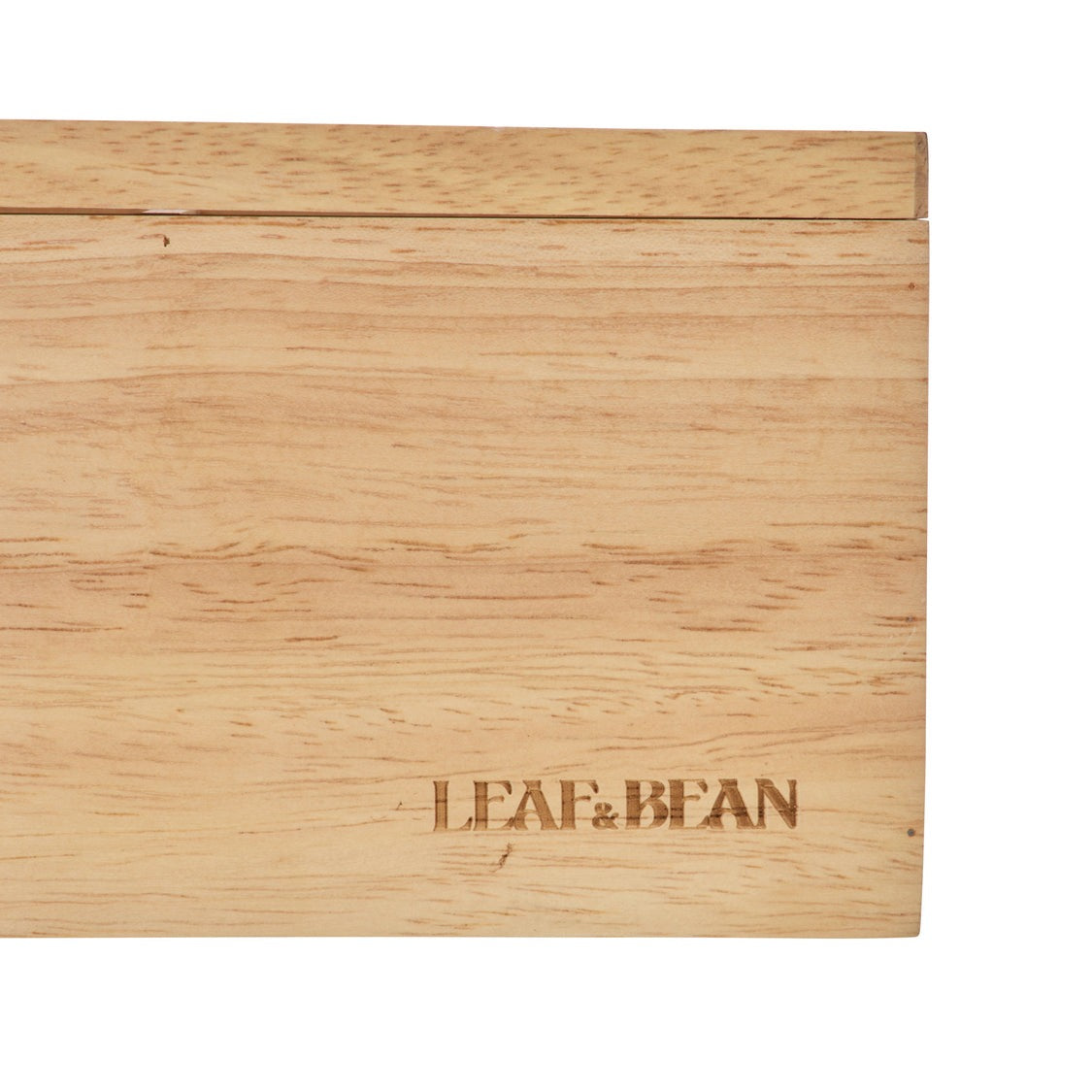LEAF & BEAN - BYRON WOODEN TEA BOX | NATURAL | SMALL