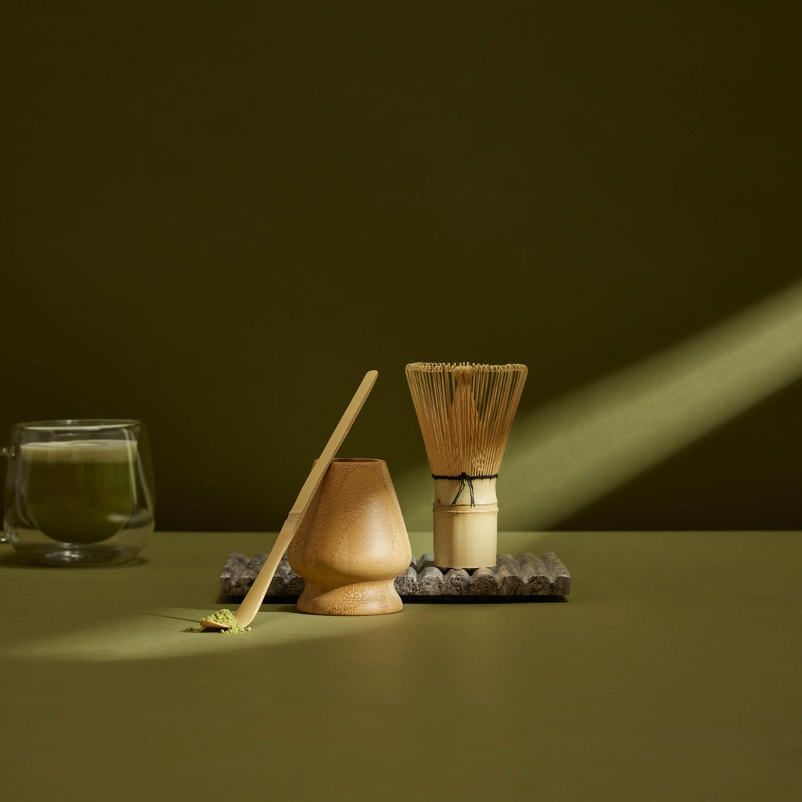 LEAF & BEAN - BAMBOO MATCHA SET | NATURAL