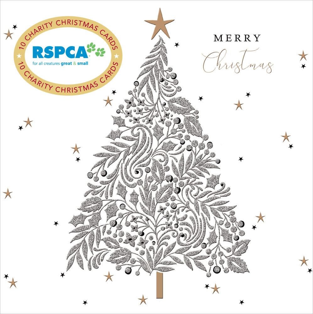 VEVOKE - BOXED CHRISTMAS CHARITY CARDS | RSPCA | CHRISTMAS TREE