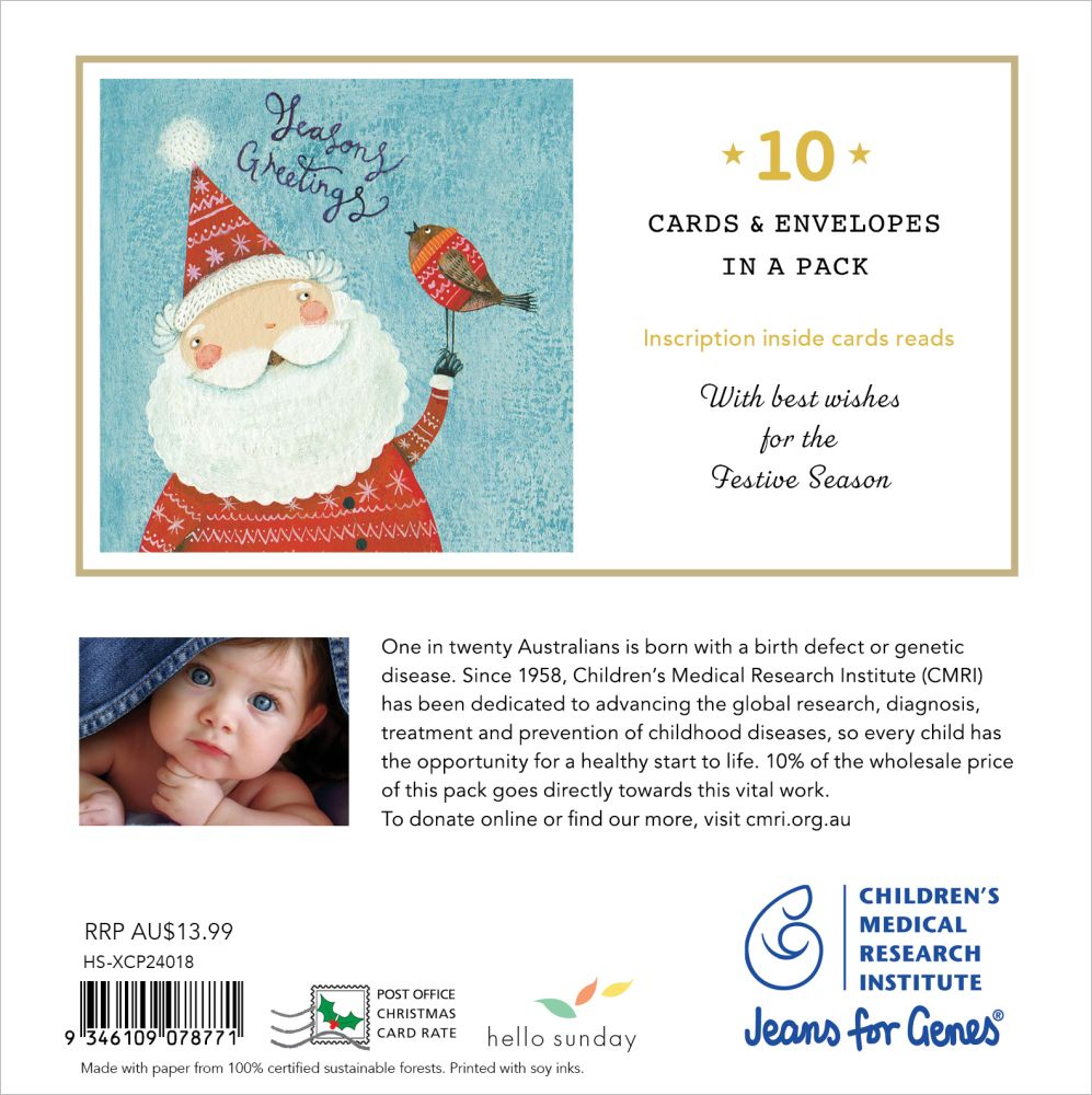 VEVOKE - BOXED CHRISTMAS CHARITY CARDS | CMRI | SANTA