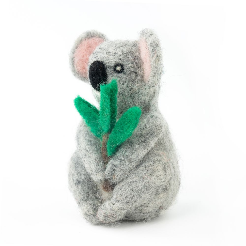 VEVOKE - HANDMADE FELTED DECORATION | KOALA CANDY CANE