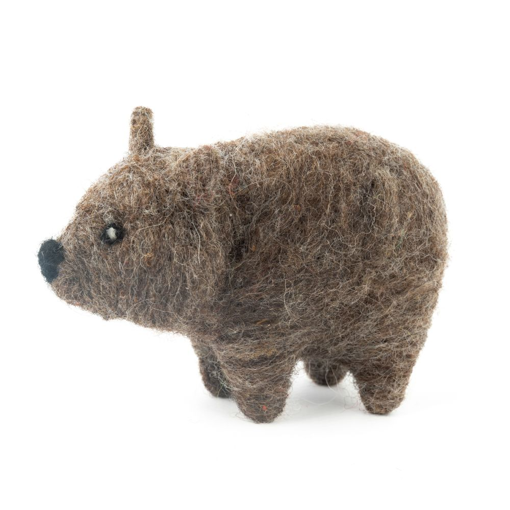 VEVOKE - HANDMADE FELTED DECORATION | WOMBAT WALLY