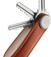 ORBITKEY - KEY ORGANISER | LEATHER | COGNAC WITH TAN STITCHING