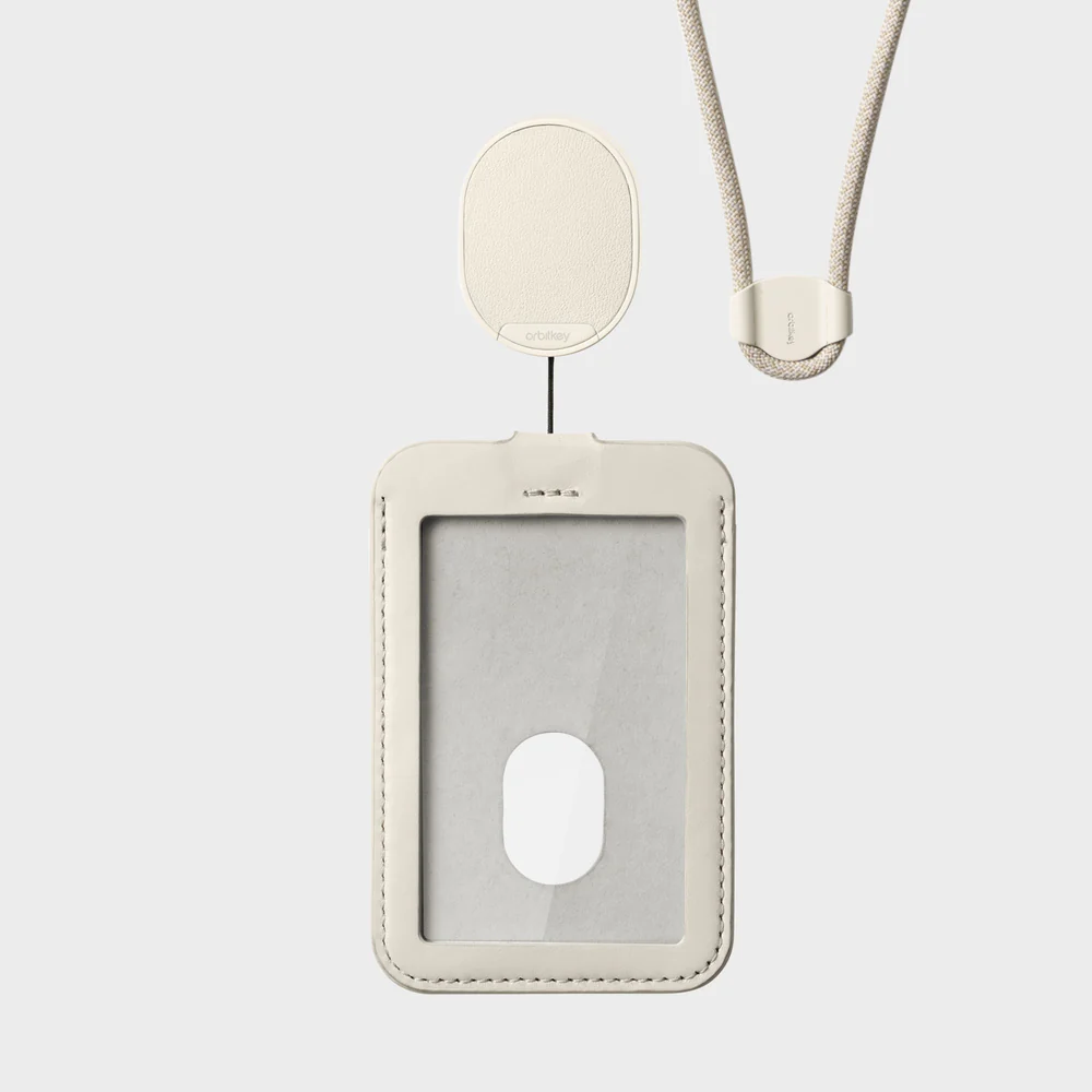 ORBITKEY - ID CARD HOLDER + LANYARD | STONE