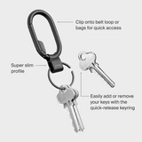 ORBITKEY - CLIP MINI | SILVER