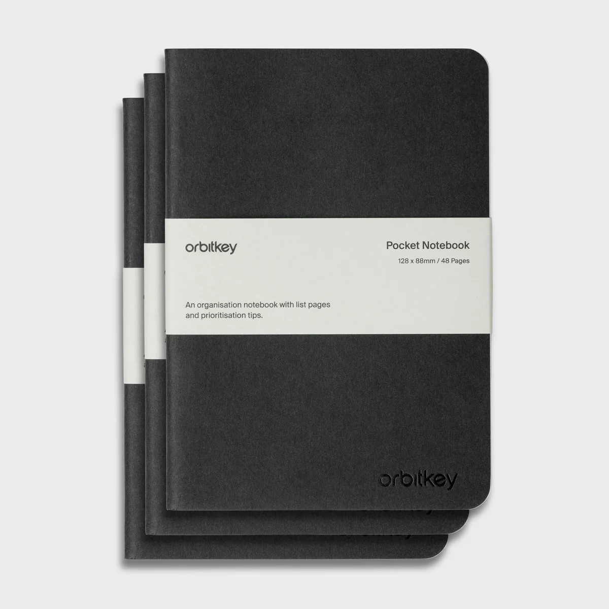 ORBITKEY - ORGANISATION NOTEBOOK | 3 PACK