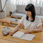 ORBITKEY - KONMARI | ORBITKEY DESK POUCH | STONE