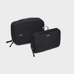 ORBITKEY - 2-IN-1 TOILETRY BAG | BLACK