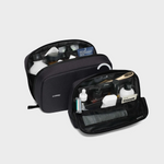 ORBITKEY - 2-IN-1 TOILETRY BAG | BLACK