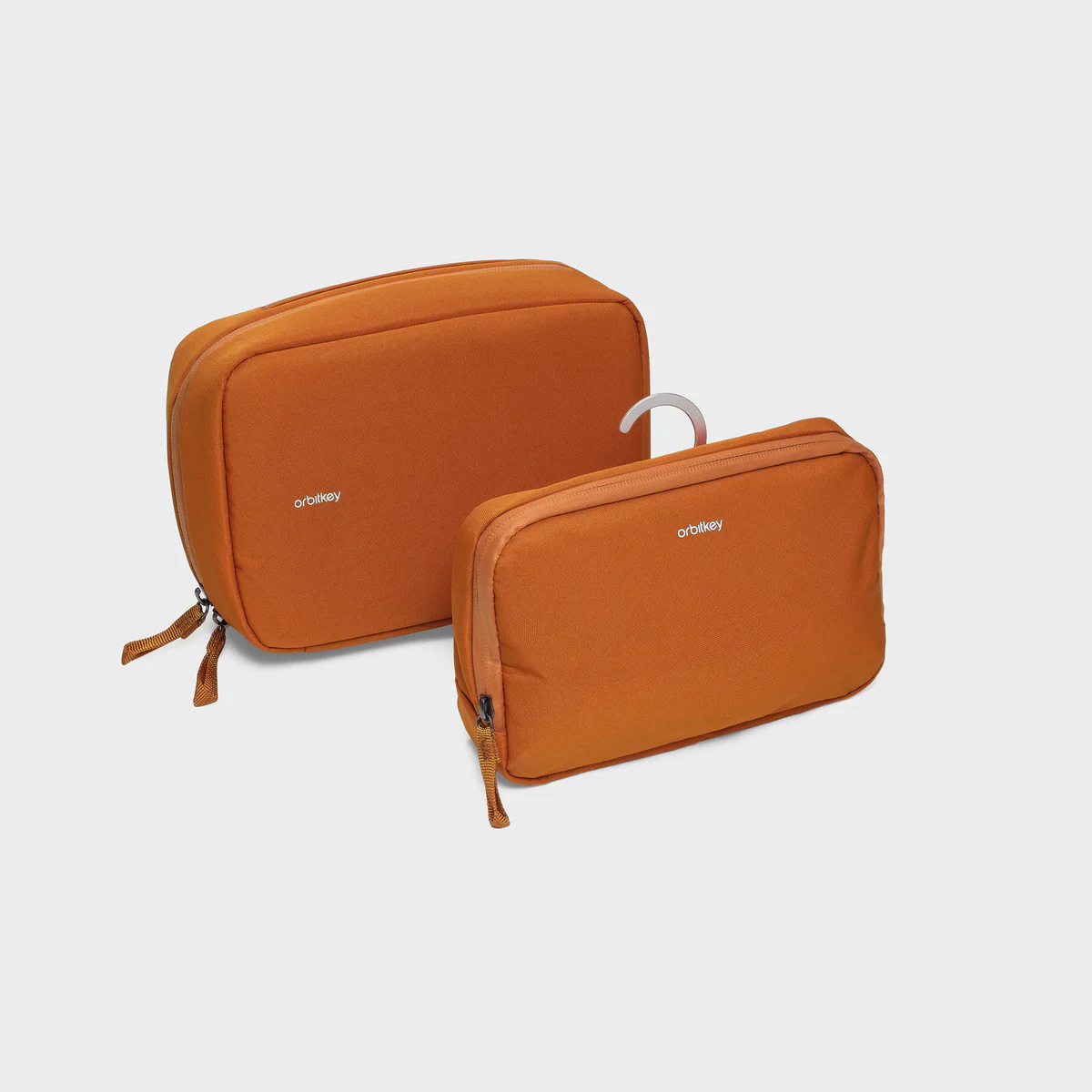 ORBITKEY - 2-IN-1 TOILETRY BAG | TERRACOTTA