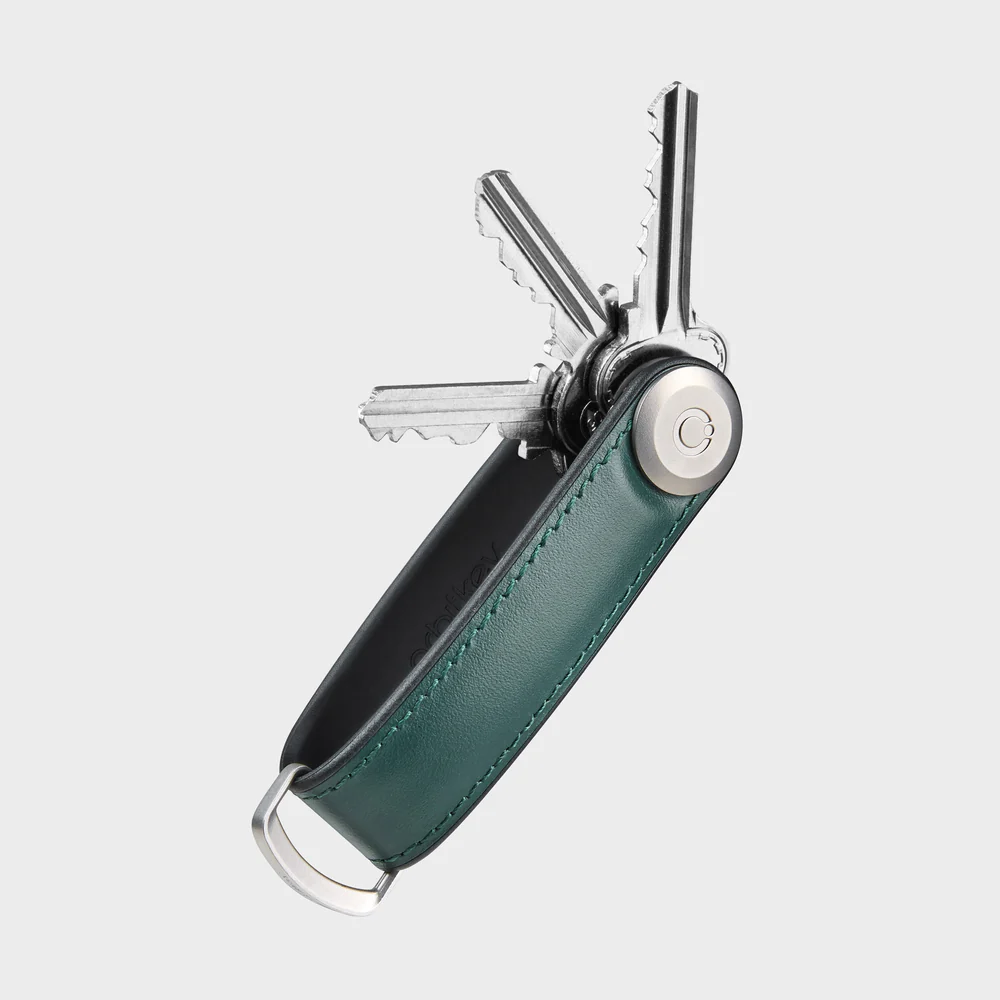 ORBITKEY - KEY ORGANISER | HYBRID LEATHER | PINE GREEN