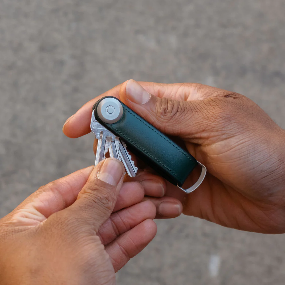 ORBITKEY - KEY ORGANISER | HYBRID LEATHER | PINE GREEN