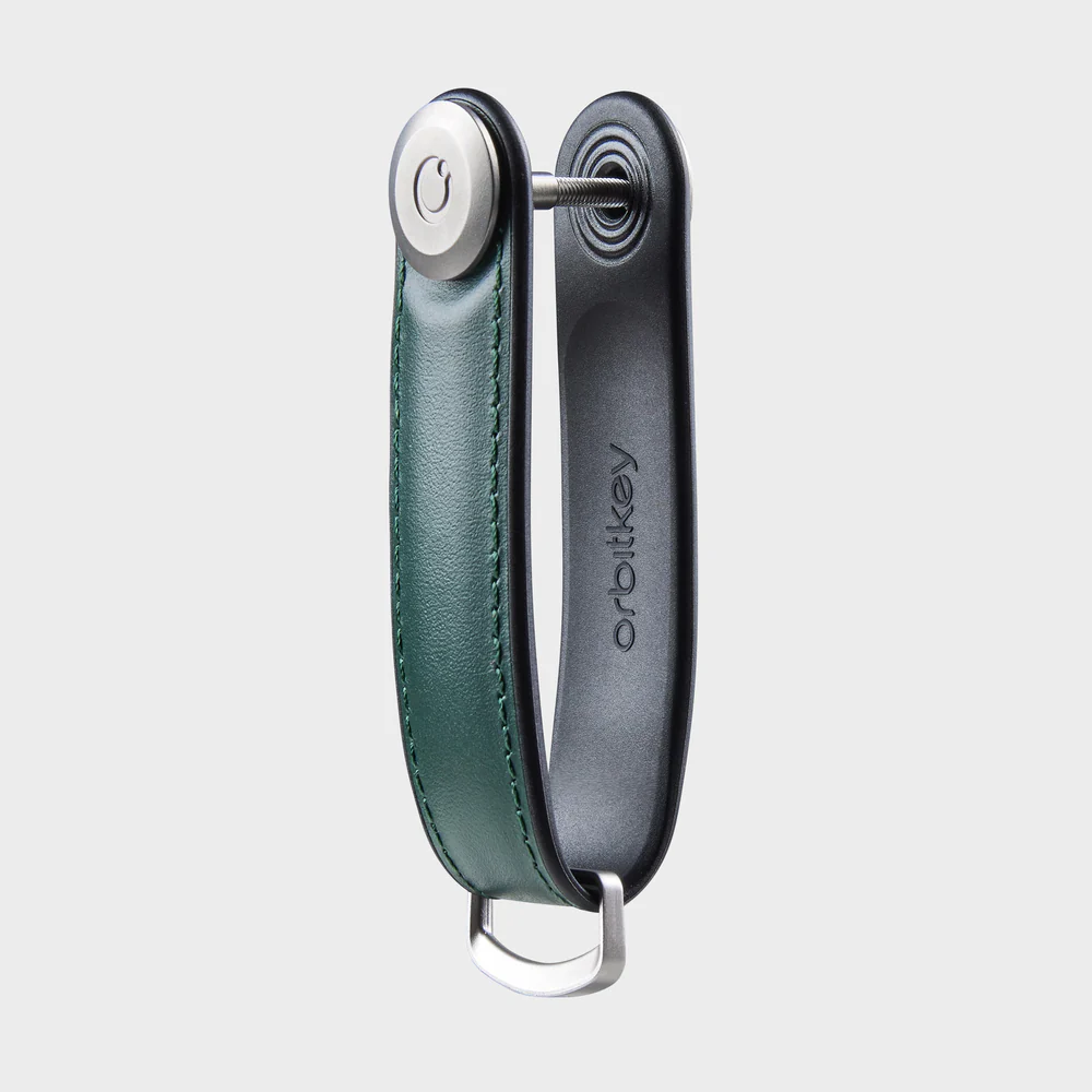 ORBITKEY - KEY ORGANISER | HYBRID LEATHER | PINE GREEN