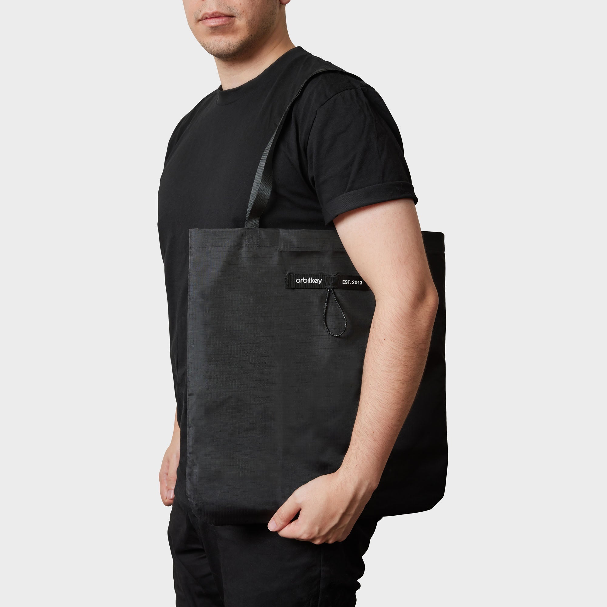 ORBITKEY - FOLDABLE TOTE BAG | BLACK
