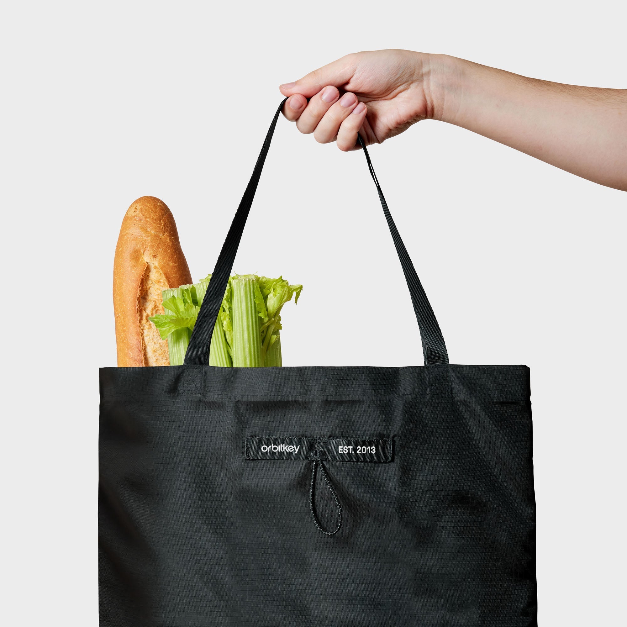 ORBITKEY - FOLDABLE TOTE BAG | BLACK