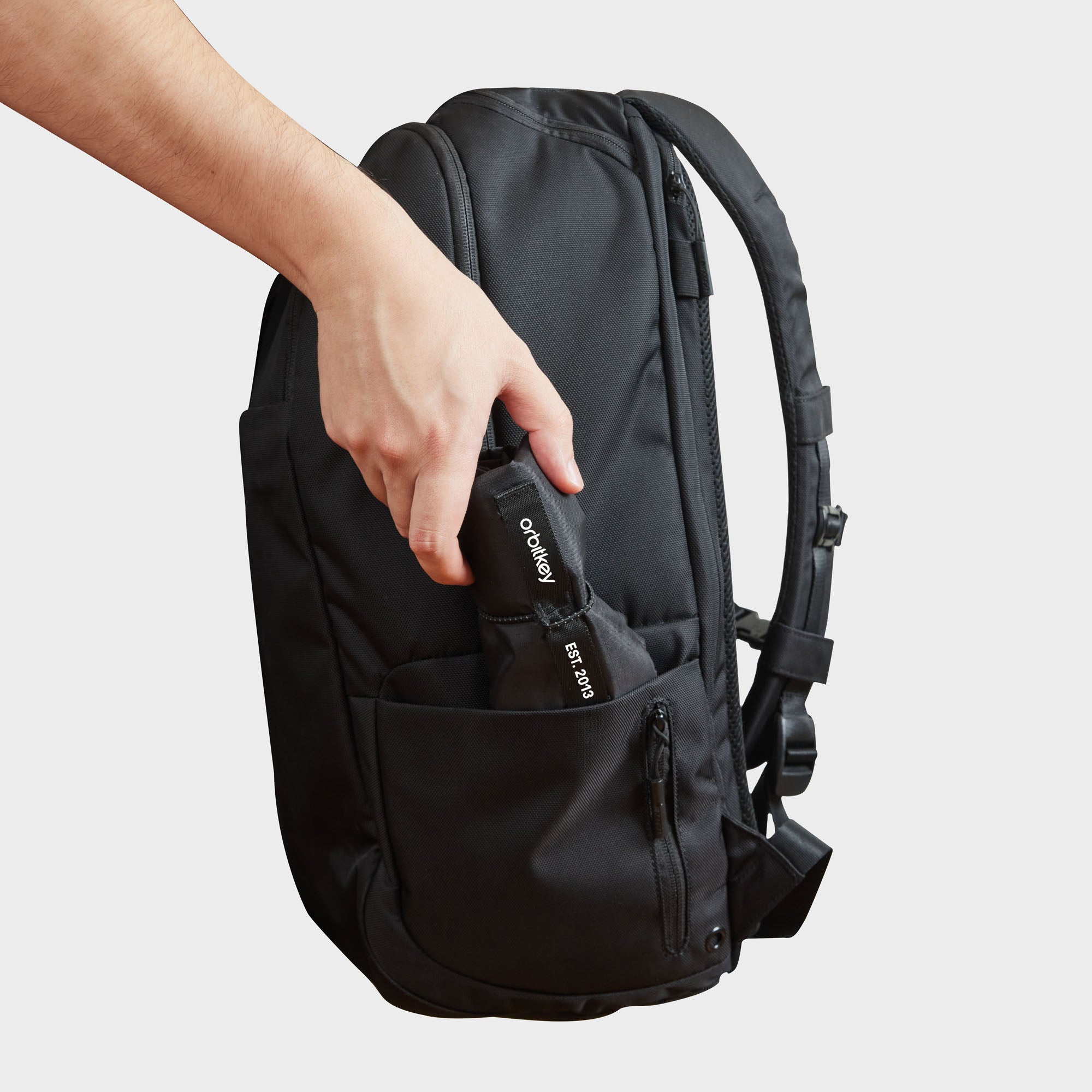 ORBITKEY - FOLDABLE TOTE BAG | BLACK