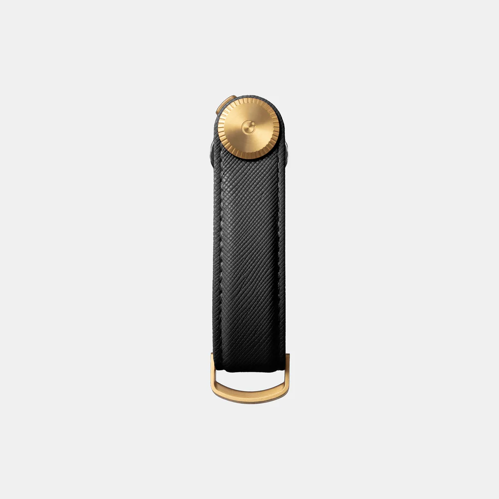 ORBITKEY - KEY ORGANISER PRO | SAFFIANO LEATHER | LIQUORICE BLACK