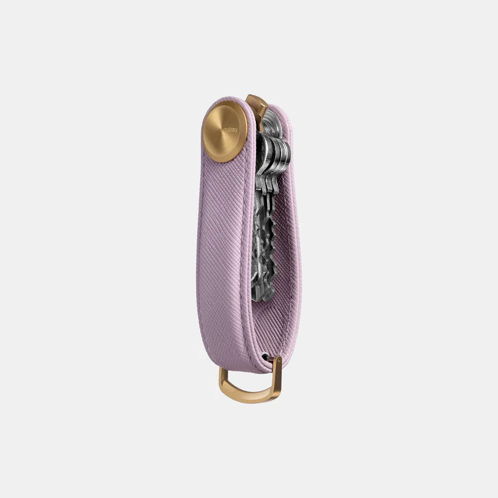 ORBITKEY - KEY ORGANISER PRO | SAFFIANO LEATHER | LILAC