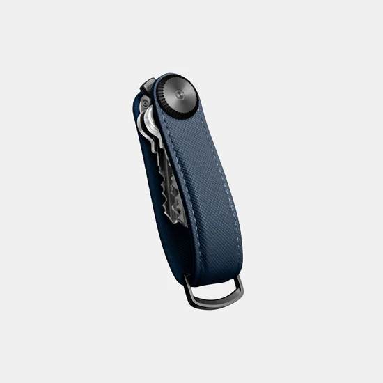 ORBITKEY - KEY ORGANISER PRO | SAFFIANO LEATHER | OXFORD NAVY