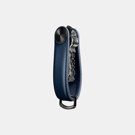 ORBITKEY - KEY ORGANISER PRO | SAFFIANO LEATHER | OXFORD NAVY