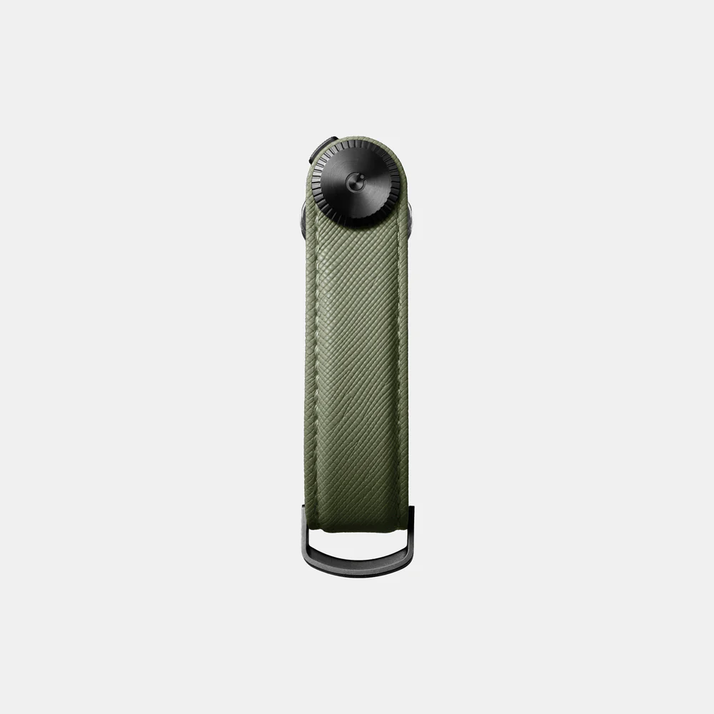 ORBITKEY - KEY ORGANISER PRO | SAFFIANO LEATHER | OLIVE
