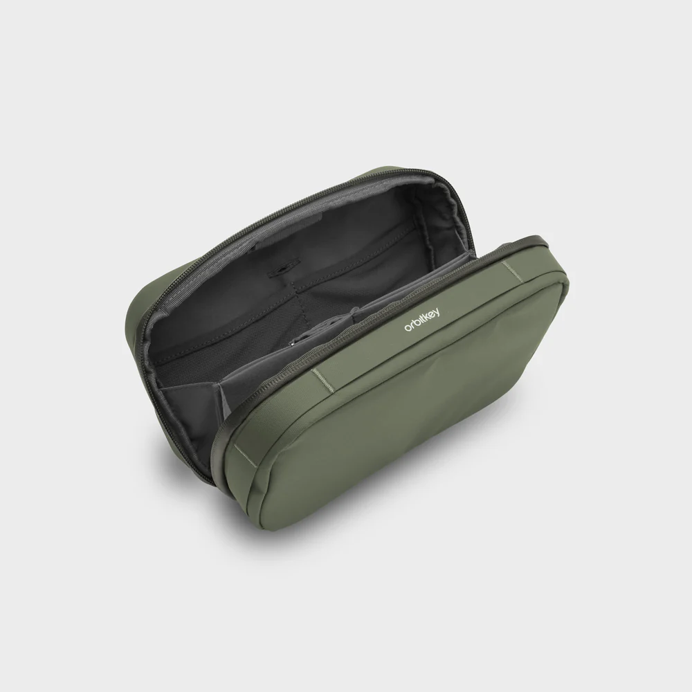 ORBITKEY - 2-IN-1 TECH POUCH | OLIVE