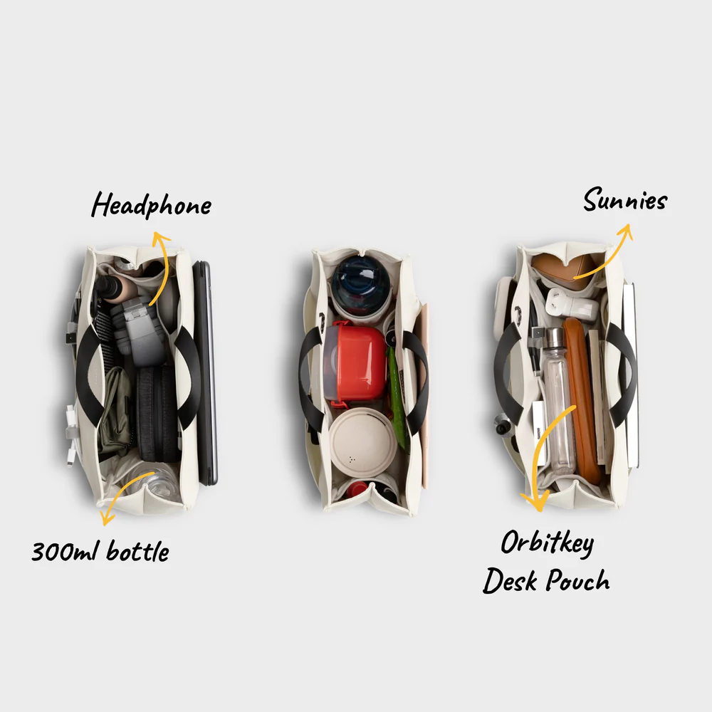 ORBITKEY - ESSENTIALS BAG INSTERT | BLACK