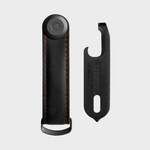 ORBITKEY - KEY ORGANISER CRAZY HORSE + MULTI-TOOL V2 SET | BLACK