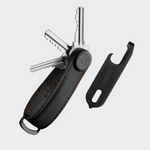 ORBITKEY - KEY ORGANISER CRAZY HORSE + MULTI-TOOL V2 SET | BLACK