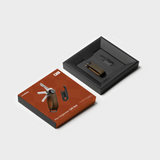 ORBITKEY - KEY ORGANISER CRAZY HORSE + MULTI-TOOL V2 SET | OAK BROWN