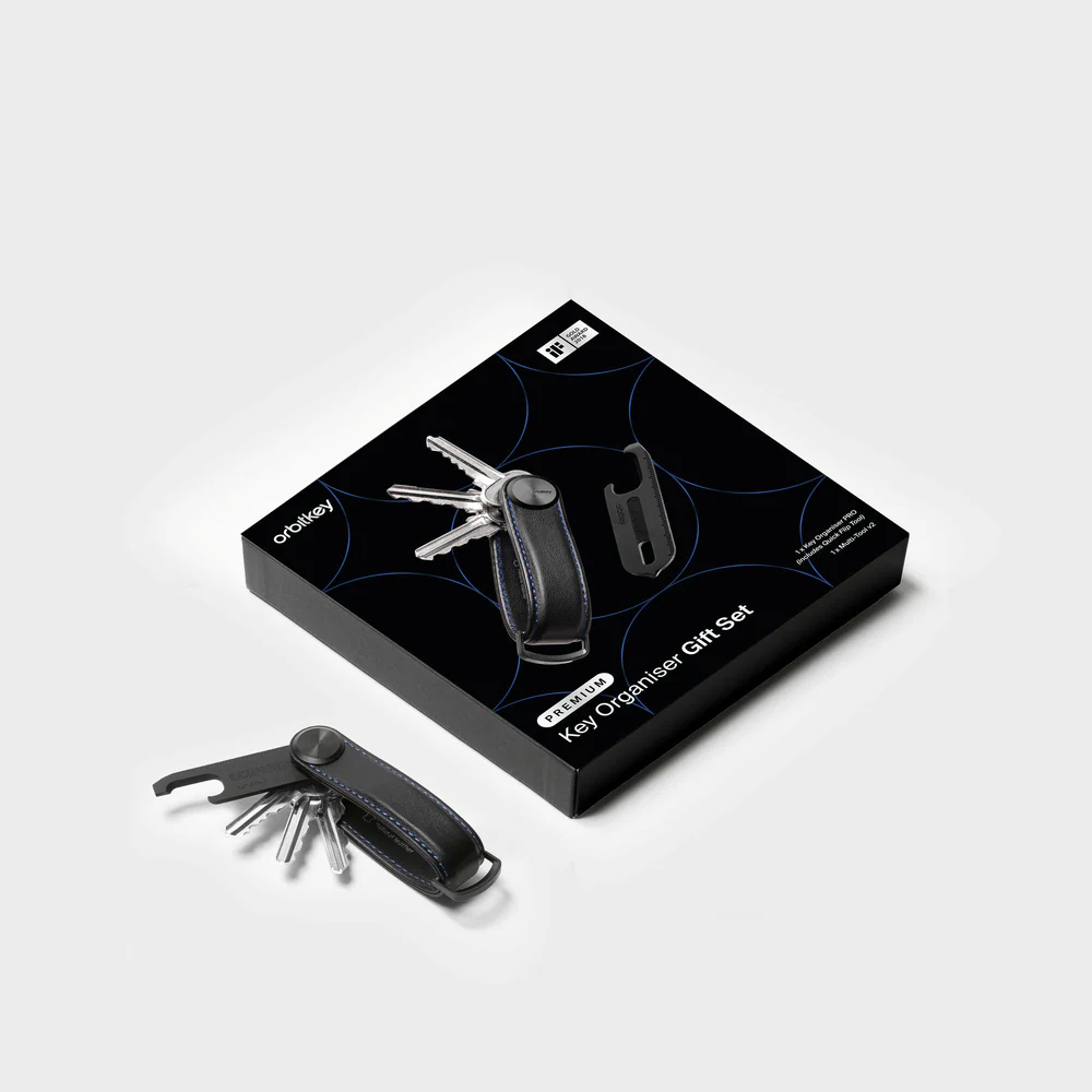 ORBITKEY - KEY ORGANISER PRO + MULTI-TOOL V2 SET | BLACKOUT
