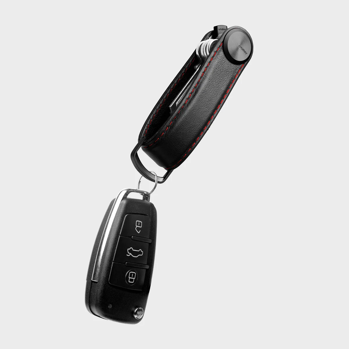 ORBITKEY - KEY ORGANIZER | PRO LEATHER | OBSIDIAN