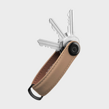 ORBITKEY - KEY ORGANIZER | MATTE LEATHER | MOCHA