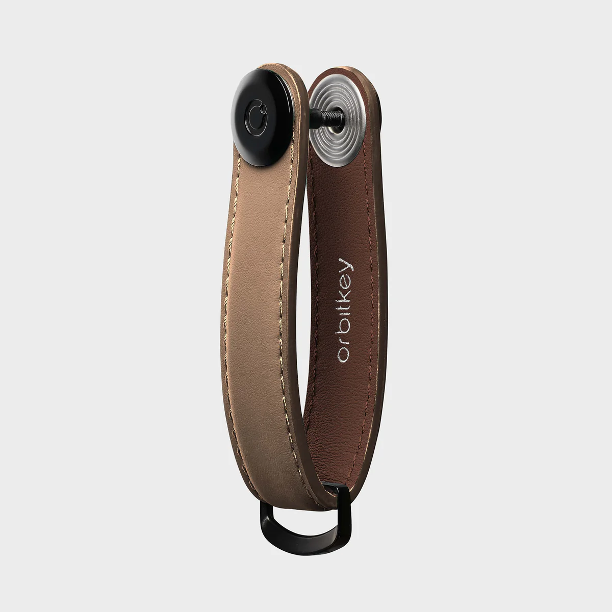 ORBITKEY - KEY ORGANIZER | MATTE LEATHER | MOCHA